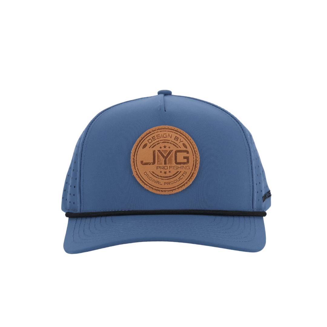 Leather Patch Navy Hat