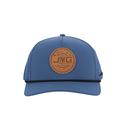 Leather Patch Navy Hat