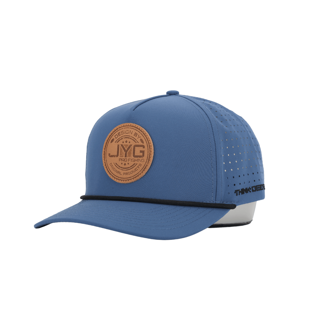Leather Patch Cap Navy