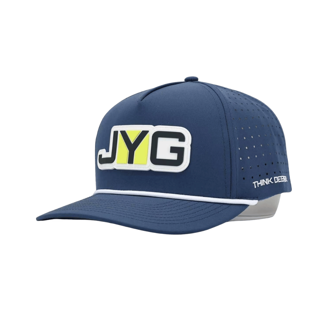 JYG Patch Blue &amp; White Rope Hat