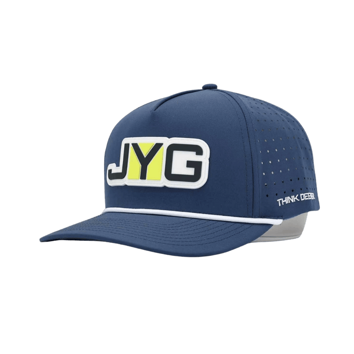 JYG Patch Blue &amp; White Rope Hat