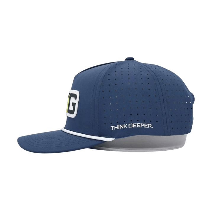 JYG Patch Blue &amp; White Rope Hat