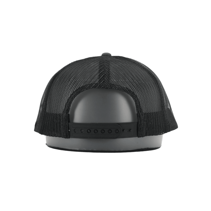 Casquette Trucker Vert/Noir en Cuir Écusson Drapeau