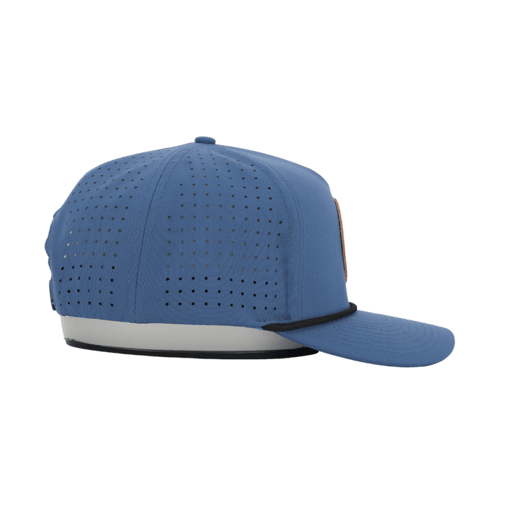 Leather Patch Cap Navy