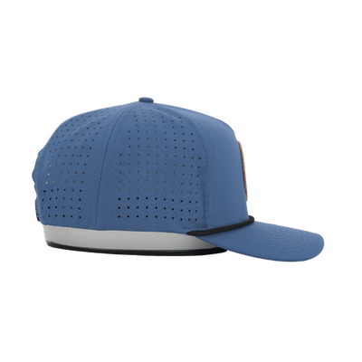 Leather Patch Navy Hat