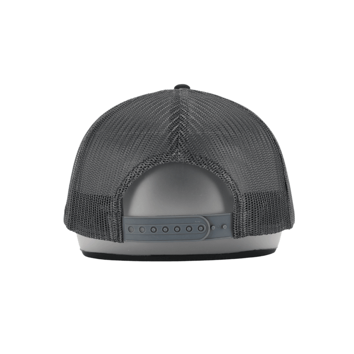 Leather Patch Cap Dunkelgrau