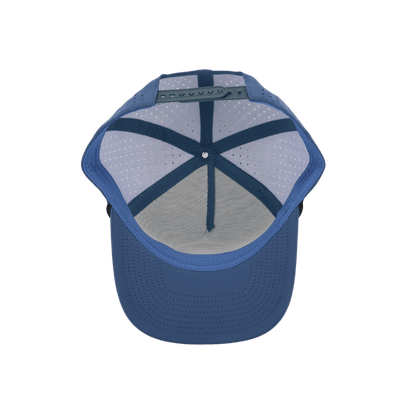 Leather Patch Navy Hat