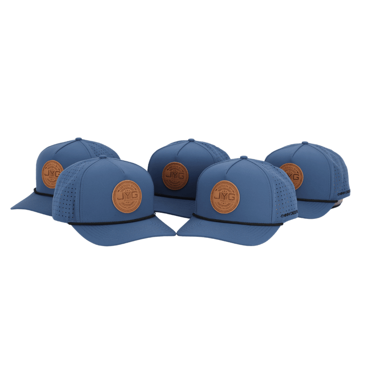 Leather Patch Cap Navy