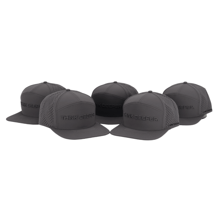 Think Deep Dark Gray Hat