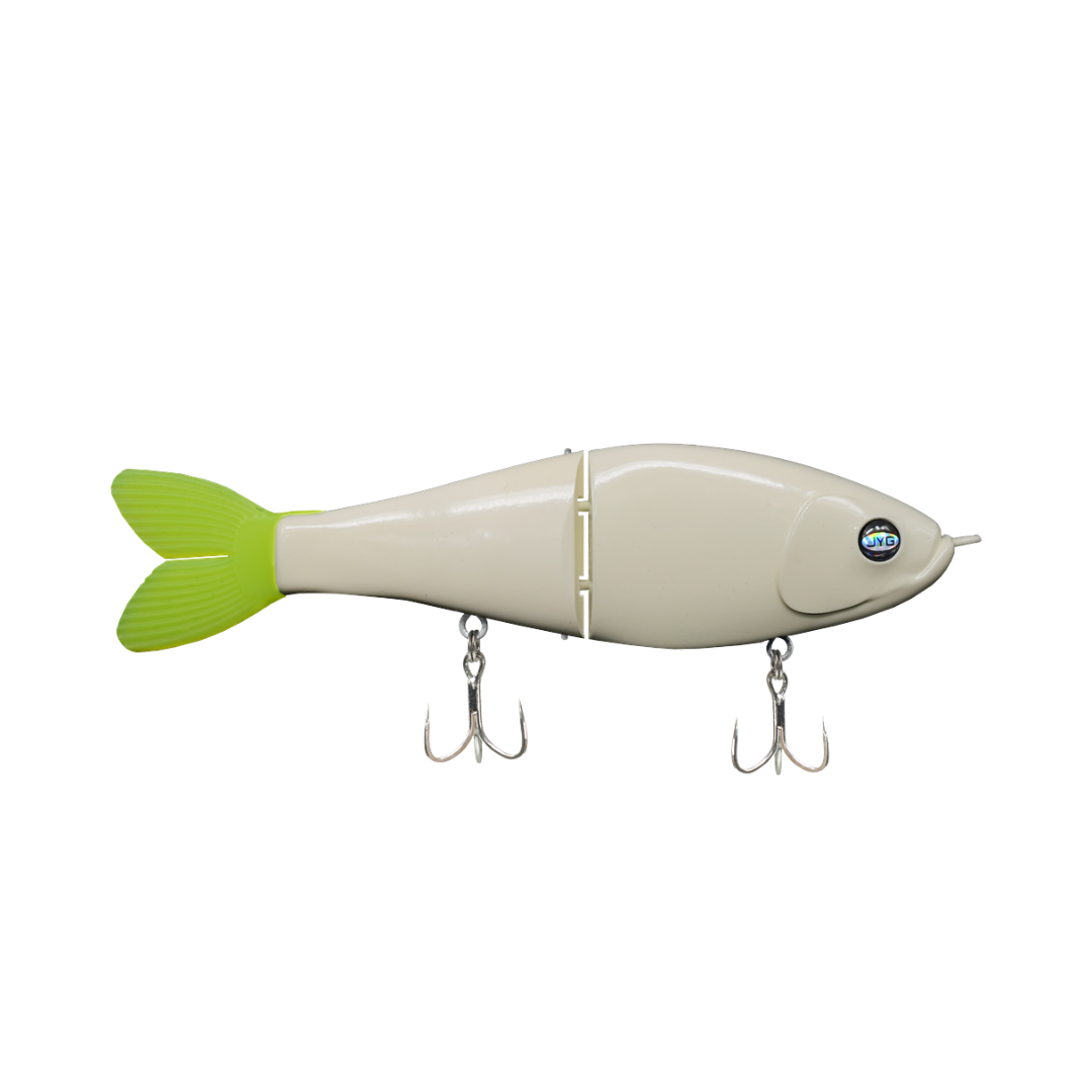 JYG GLYDE 8" 3oz glide bait in Bone colour