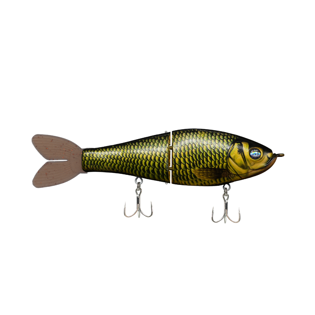 JYG GLYDE 8" 3oz glide bait in Golden Shiner colour