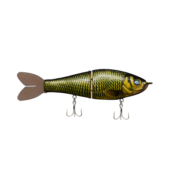 JYG GLYDE 8" 3oz glide bait in Golden Shiner colour