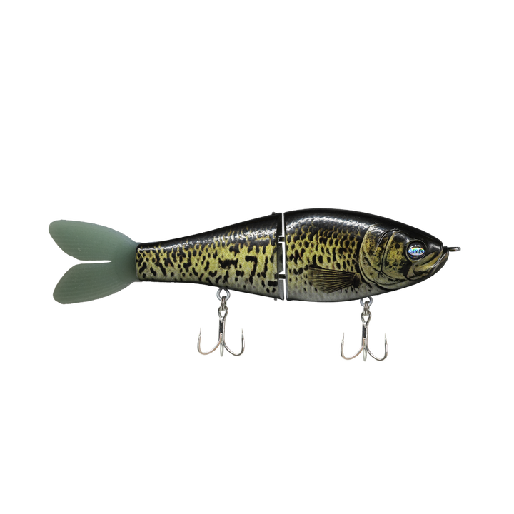 JYG GLYDE 8" 3oz glide bait in Crappie colour